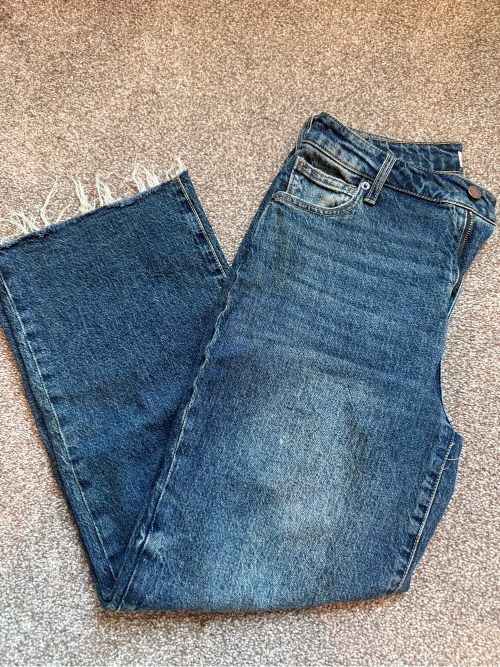 Oliver Logan High rise wide leg Aberdeen jeans